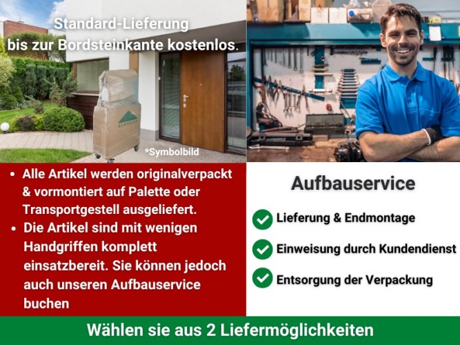 Lieferung- & Aufbauservice